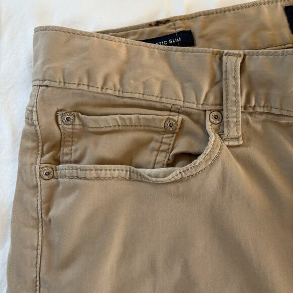 Lucky Brand Men’s 410 Athletic Slim Tan Pants/Jeans Size 34x32 Actual 36x31.5 - Picture 8 of 16